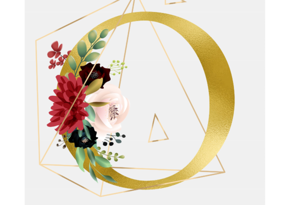 Alphabet O Floral Wreath Golden Foil: A Designer’s Honest Review
