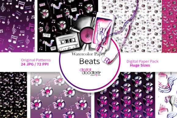 Beats Musical Digital Paper for Branding & Design Projects
