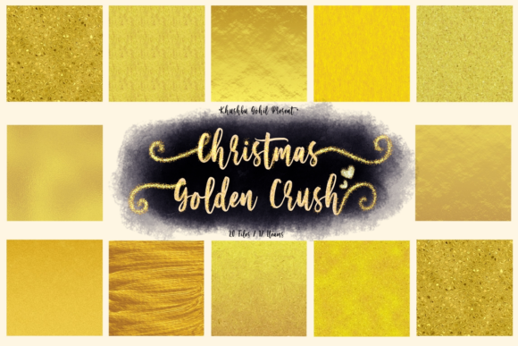 Christmas Golden Crush Textures Review