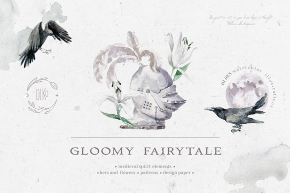 Gloomy Fairytale Graphic Collection & Decorative Elements