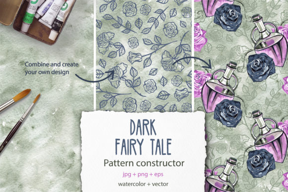 Gothic Pattern Constructor: Elevating Branding with Bold Visual Narratives