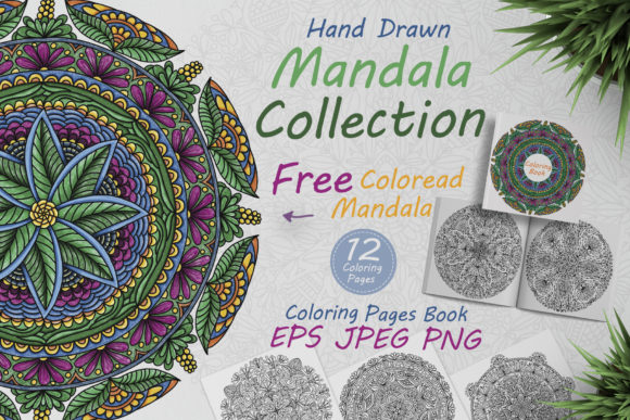 Hand Drawn Mandalas for Coloring: A Fresh Editorial Design Asset for Bloggers & Publishers