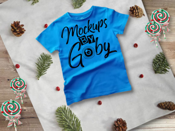 How Mockup Kids Blue T-shirt, Christmas Elevates Holiday Content for Baby Amp Blogs