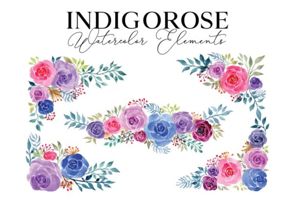 Indigo Rose Floral Element: Elevating Local Branding with Web Design Flair