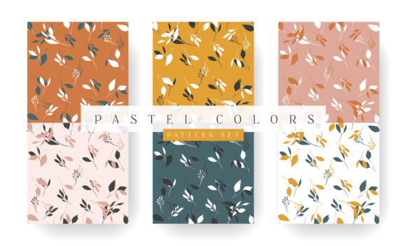 Leaves Seamless Pattern Pastel Colors Review