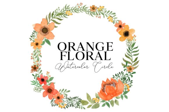 Orange Floral Circle Pattern: Web Elements Review