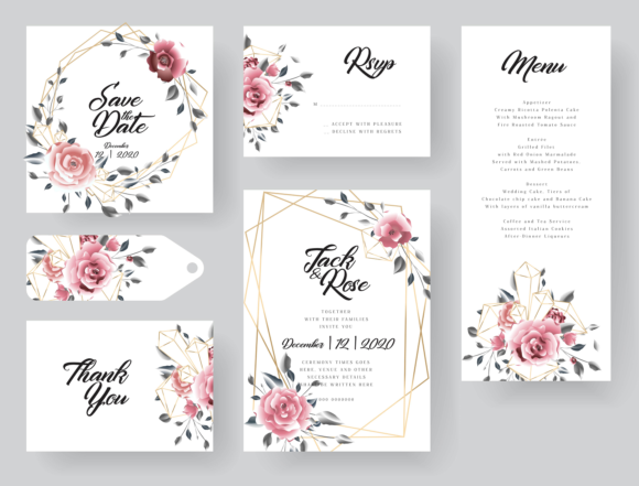 Peonies Floral Wedding Invitation Card: A Versatile Graphic Template for Crafters and Handmade Sellers