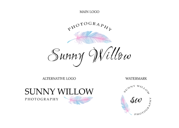 Photography & Feather Logo Design: A Visual Identity for Content Publishers