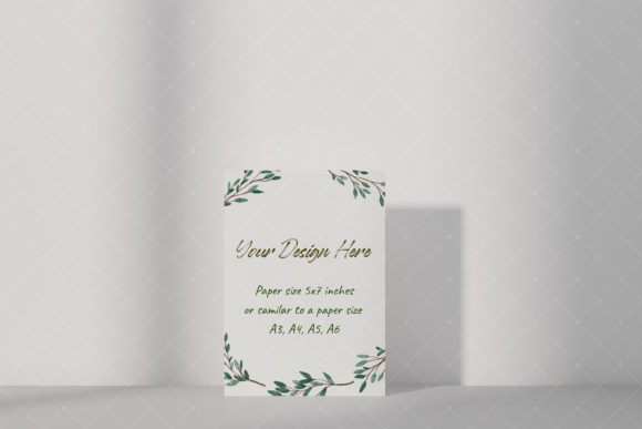 Postcard Greeting Card Mockup 10 for Gift Cards Amp
