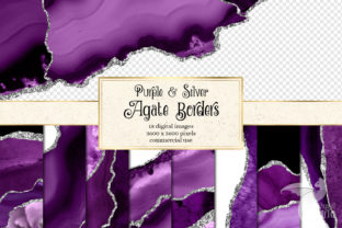 Purple and Silver Agate Borders Review