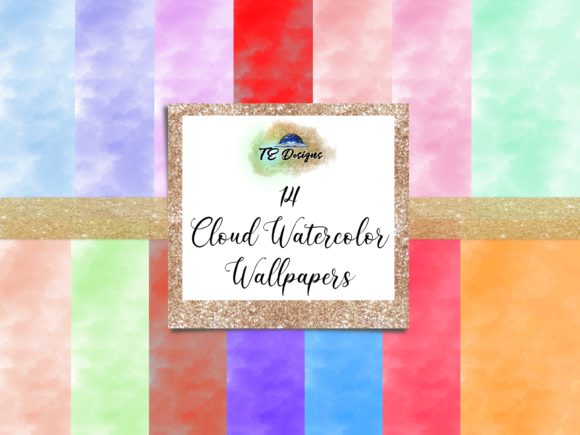 Water Colour Clouds Wallpapers: Soft Backgrounds