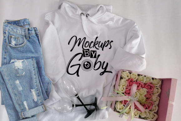 White Hoodie Mockup for Branding & Hoodies Amp